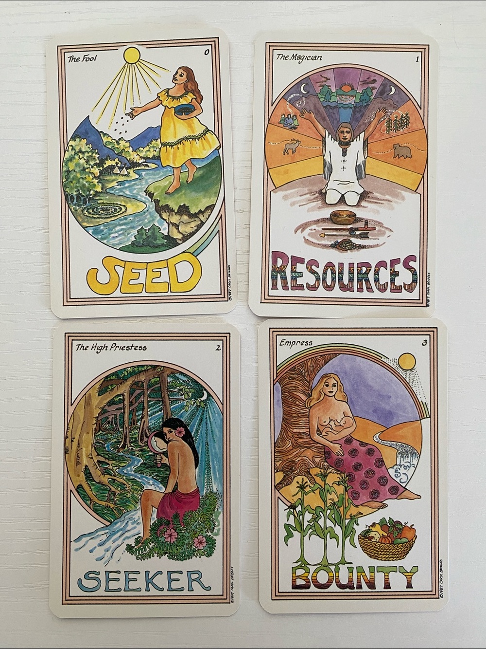 Vintage Medicine Woman Tarot Deck Created by Carol Bridges - Picture 4 of 6